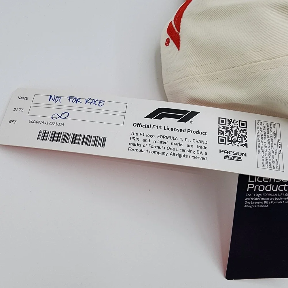 Formula 1 Melbourne Australia Southern Land Twill Snapback‎ Hat Cream NEW w/ Tag